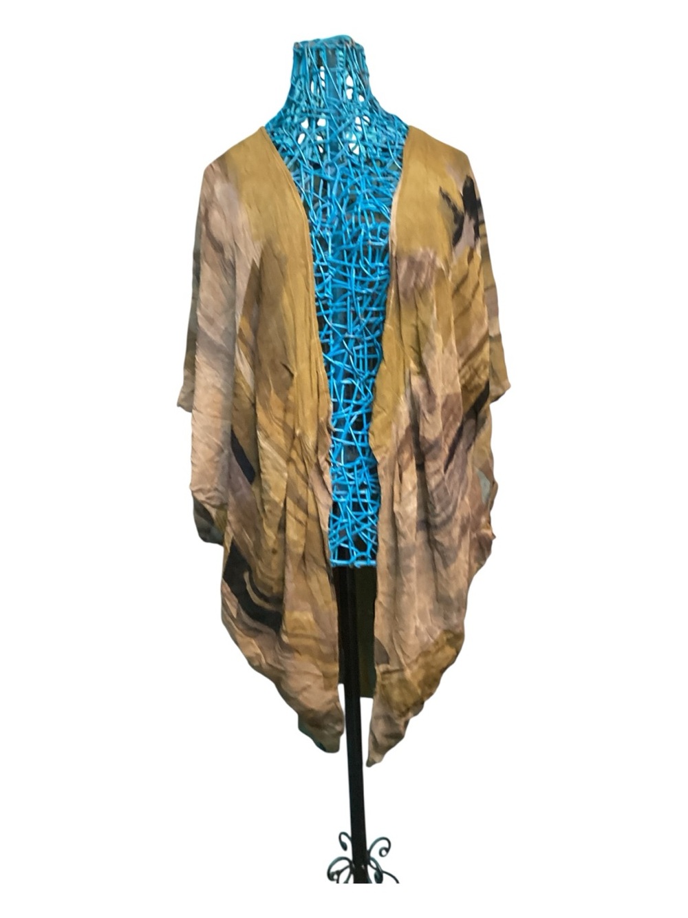 Vintage Citron Santa Monica Silk Kimono